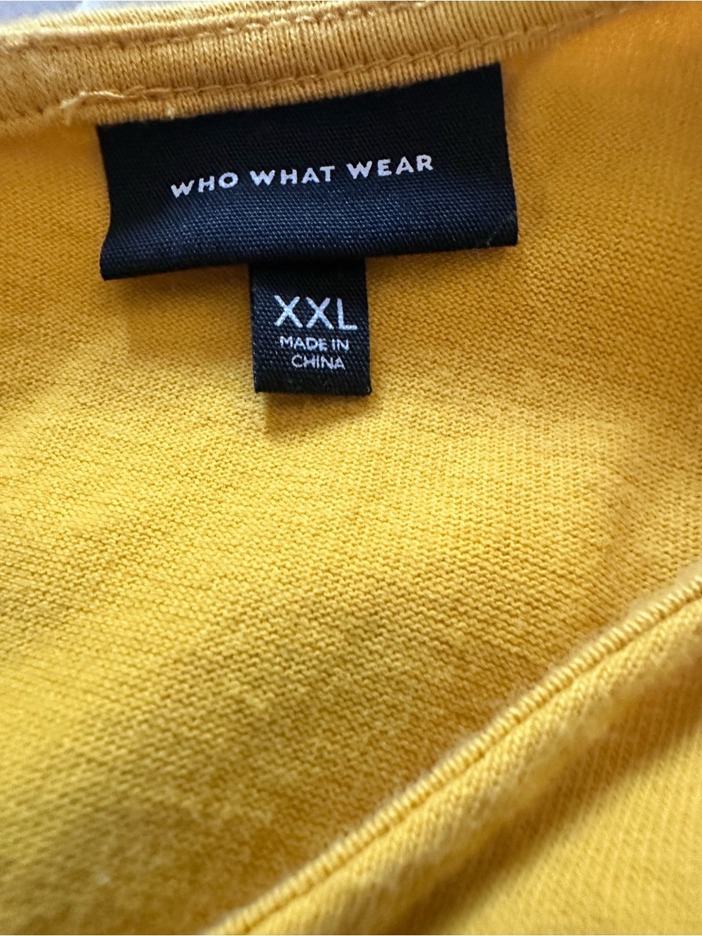 100% Cotton Yellow Puff Sleeve Midi Dress - XXL - Picture 6 of 7